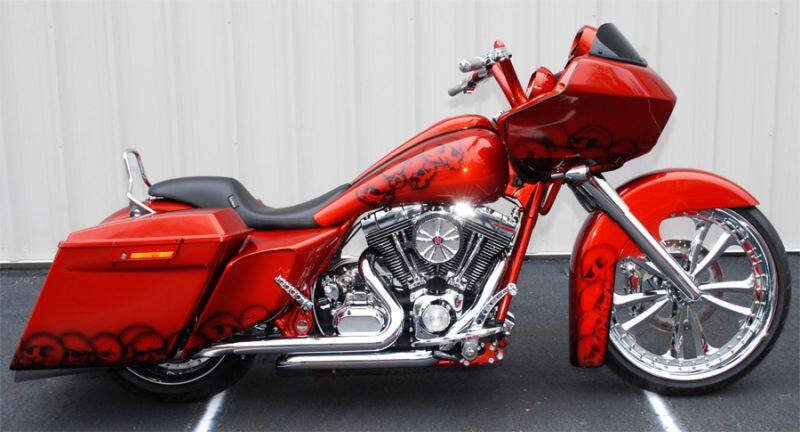 Harley Davidson Motorcycle featuring hawg Halters products