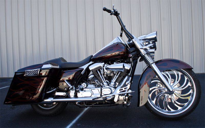 Harley Davidson Motorcycle featuring hawg Halters products
