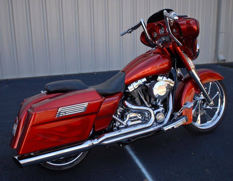 Harley Davidson Motorcycle featuring hawg Halters products