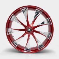 Lincoln Aztec Red Phantom Cut Wheels